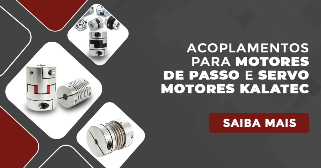 Acoplamentos para Motores de passo e Servo Motores Kalatec