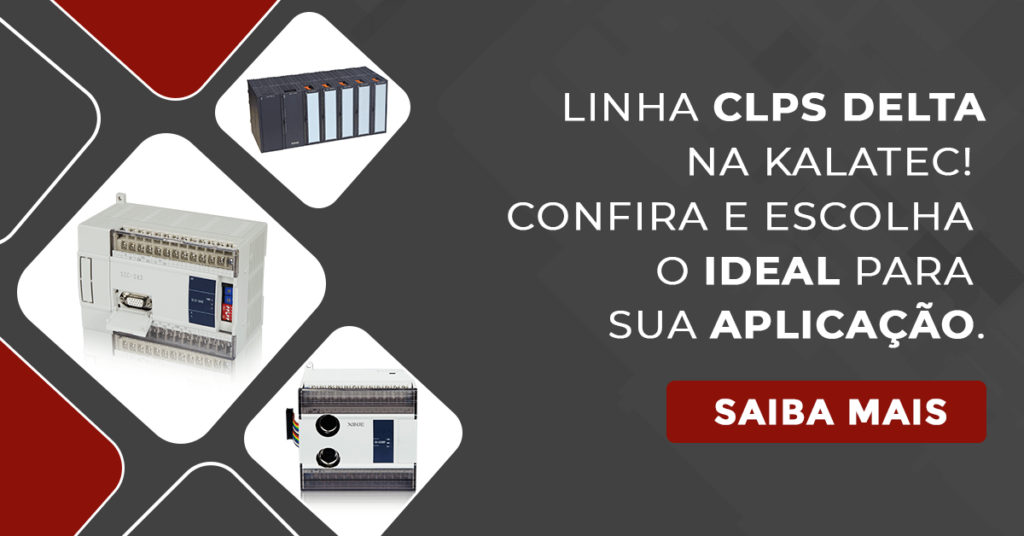 Linha CLPs Delta na Kaltec! Confira e e escolha o ideal para sua aplicação.