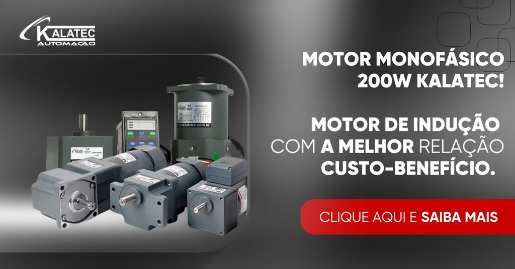banner Kalatec para motor de indução monofásico