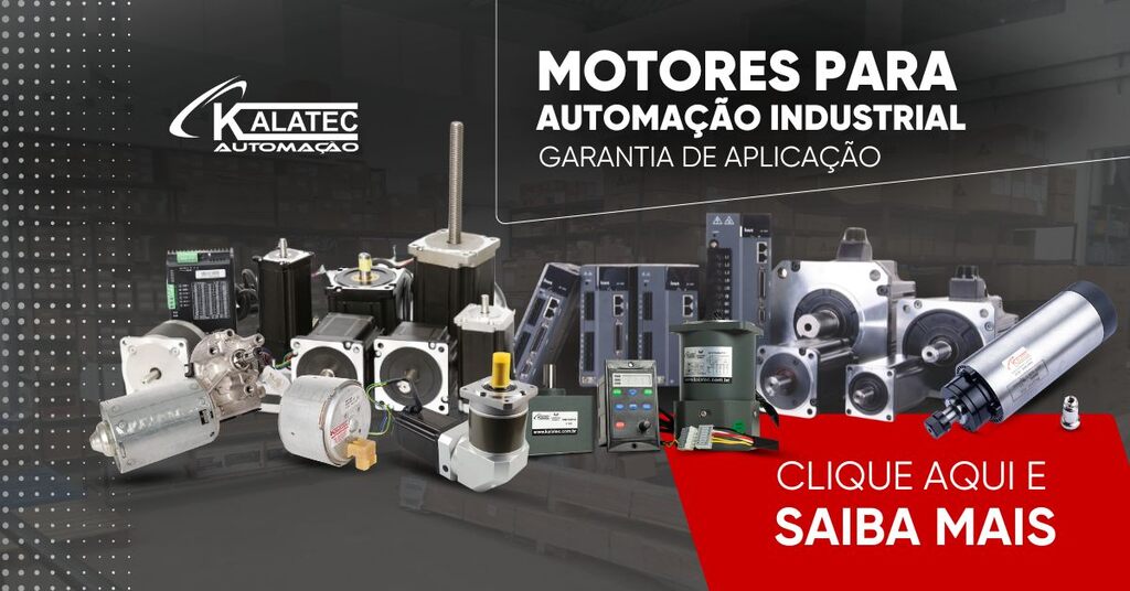 banner Kalatec para motores industriais