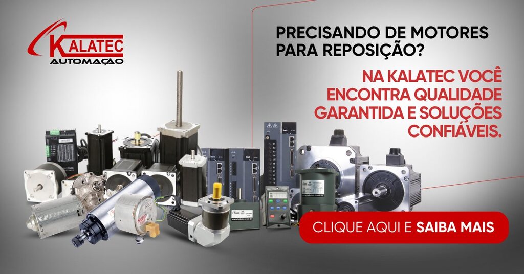 banner Kalatec para motores de passo