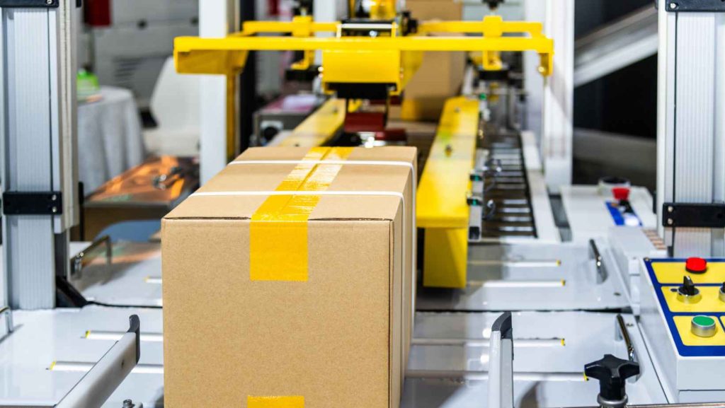 Sistema de Embalagem automático com uso de guias lineares