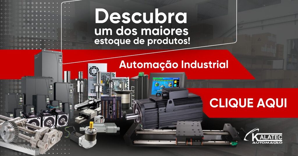 banner Kalatec para produtos de automação industrial