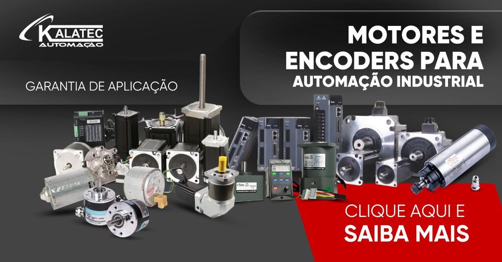 banner Kalatec para encoders industriais