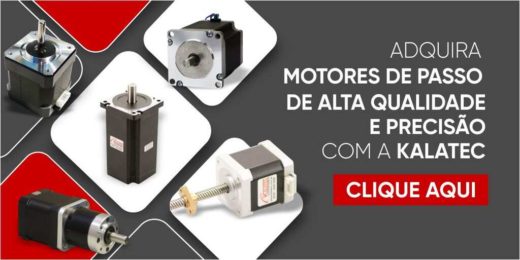 banner Kalatec para motor de passo