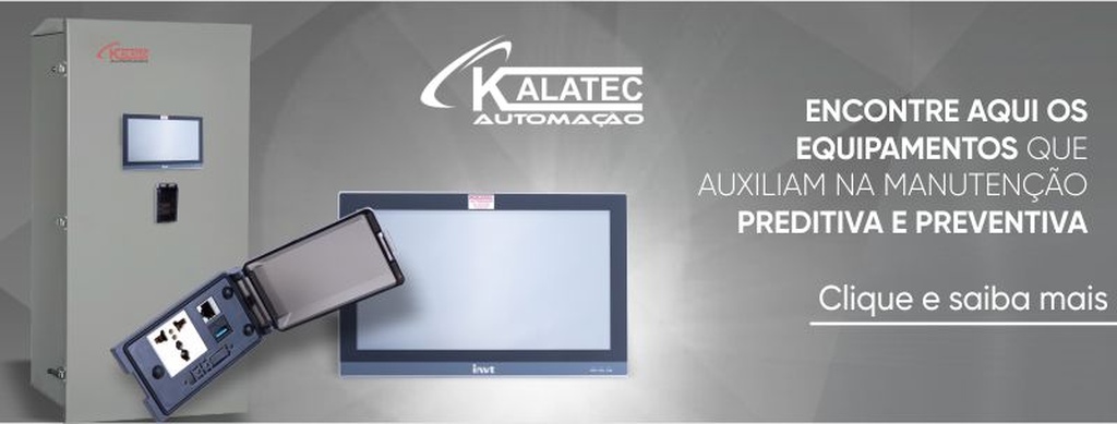 banner Kalatec para equipamentos de manutenção preditiva