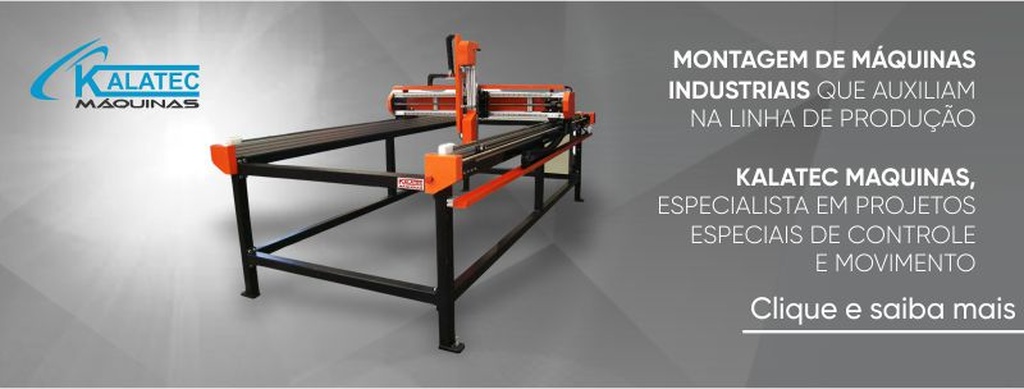 banner Kalatec sobre montagem industrial