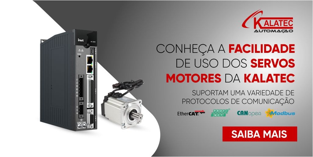 banner para os servo motores Kalatec