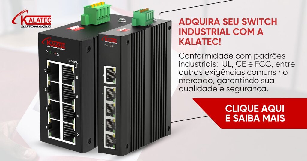 banner Kalatec para switches gerenciáveis