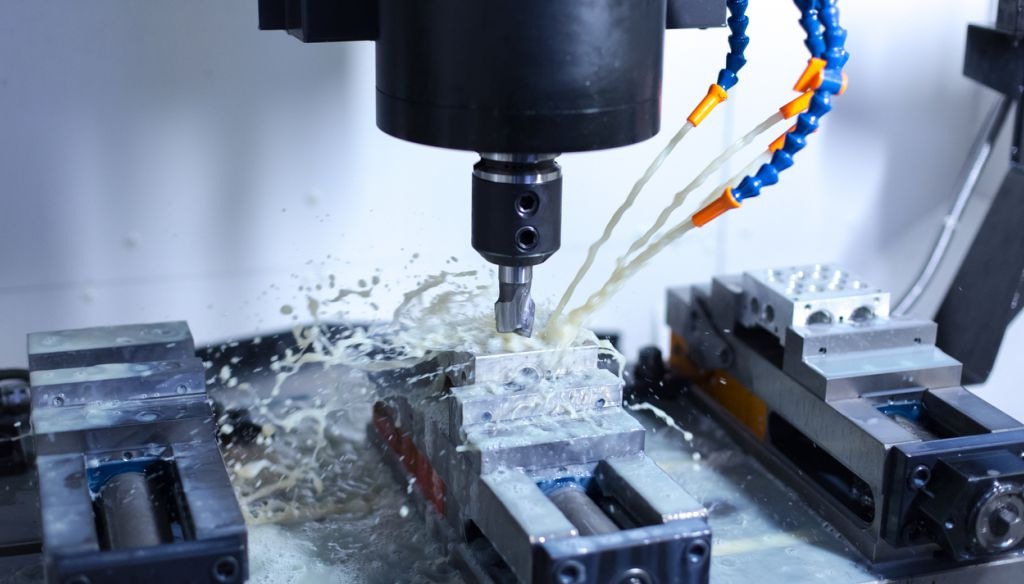máquina de fresagem CNC metalúrgica da indústria metalmecânica