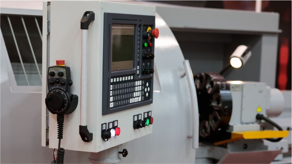 torno mecânico de controladora CNC