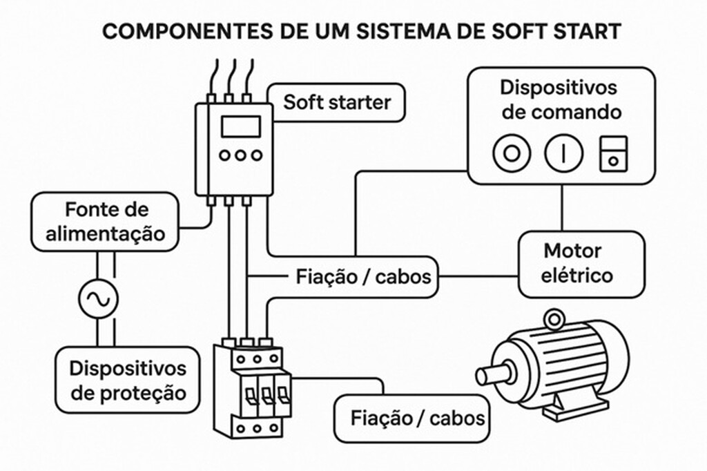 componentes de sistema com soft start