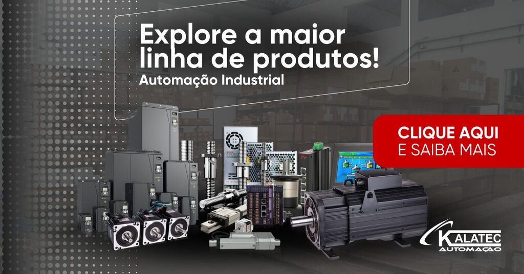 banner Kalatec para produtos de automação industrial