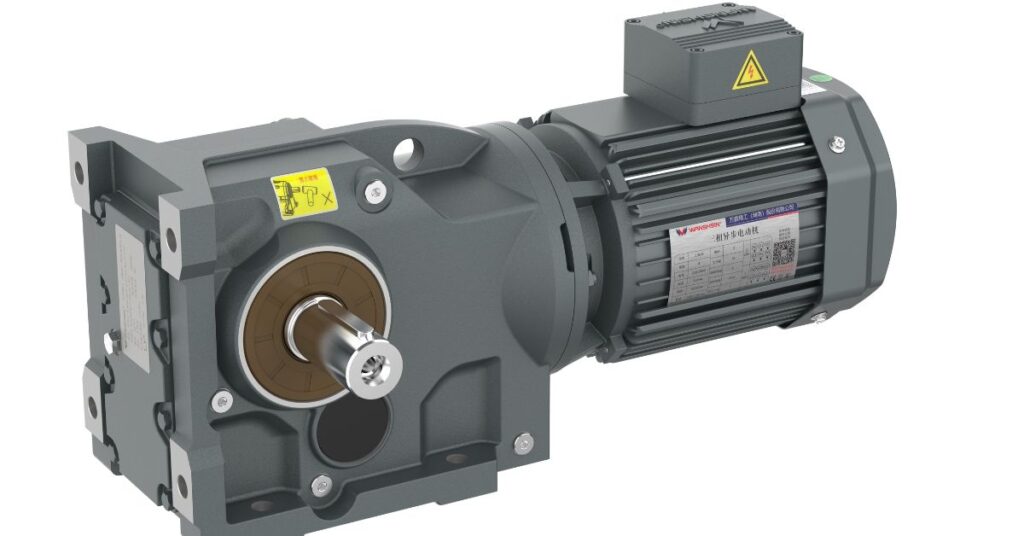 Redutor de engrenagem Cônica Helicoidal com Motor Elétrico