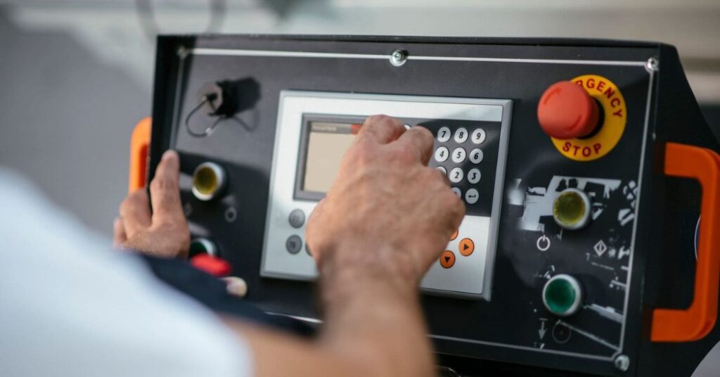 Exemplo de comando de controle do servomotores.