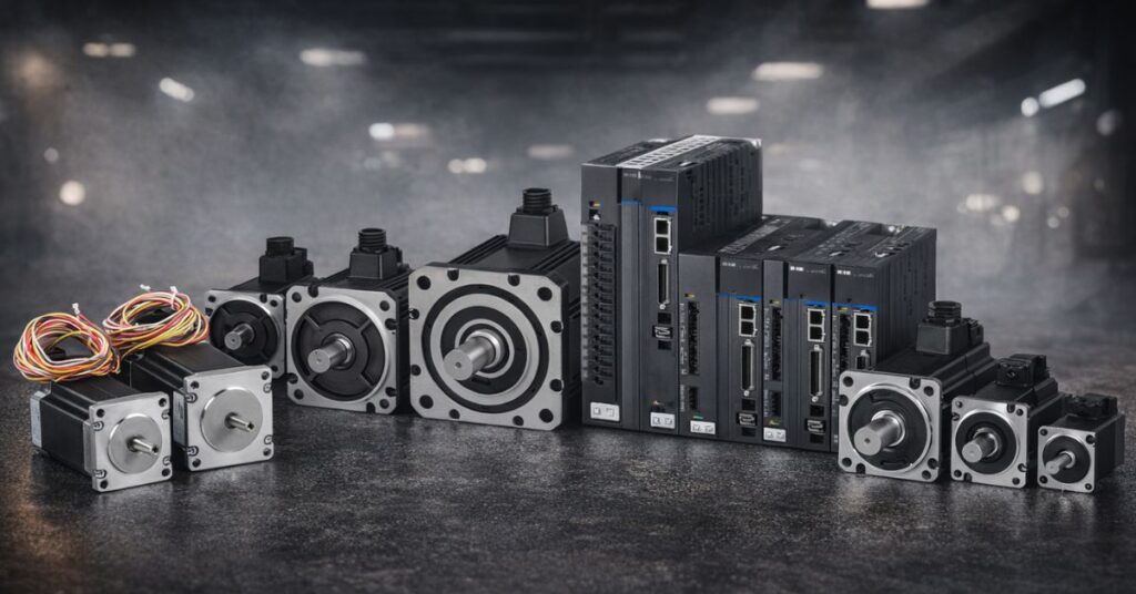 Motor de passo ou servo motor: qual escolher na sua aplicação?