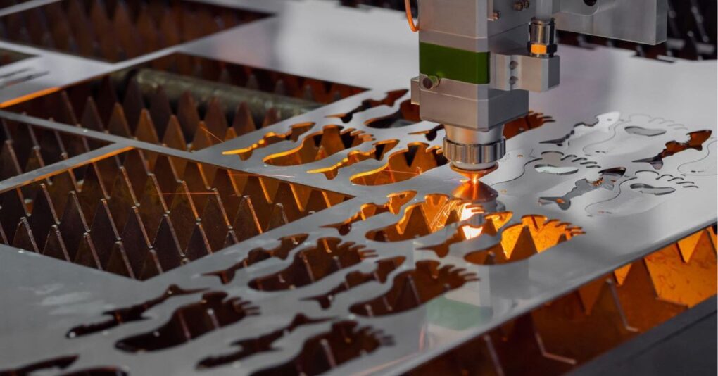 Máquina de corte a plasma.