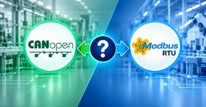 CANopen ou Modbus RTU: qual protocolo escolher?
