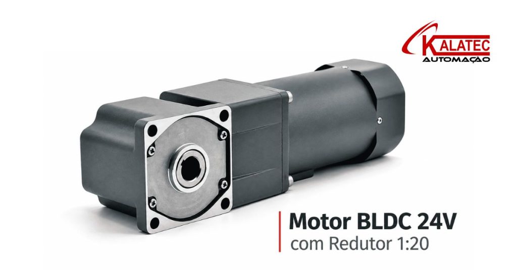 Motor BLDC 24V com redutor 1:20