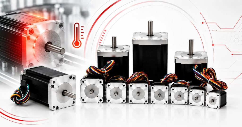 Motor de passo aquecendo: quando é normal e quando é problema?