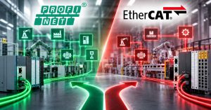 PROFINET ou EtherCAT: qual escolher para automação industrial?